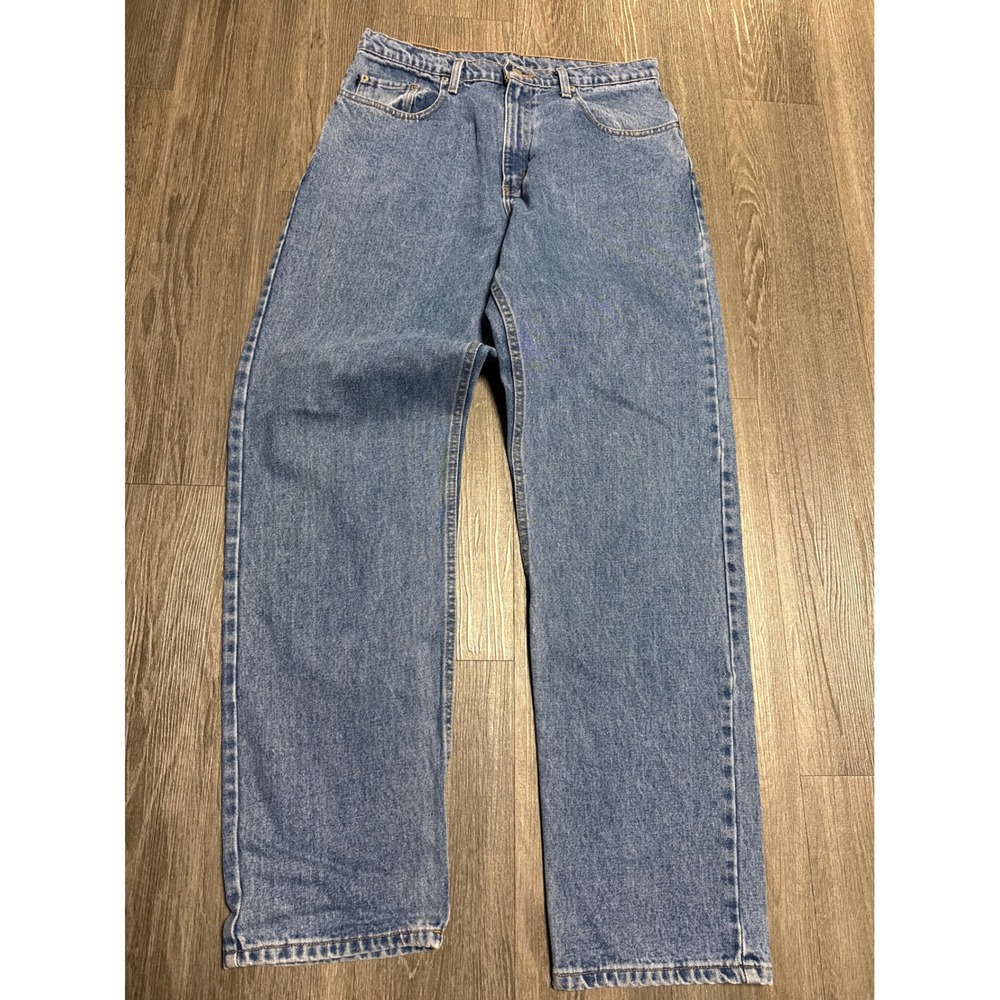 Polo Jeans Co Ralph Lauren Mens 34x34 Medium Wash Straight Leg Denim Blue Jeans